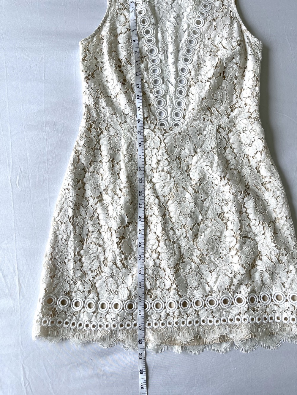 Saylor x Free People Coquette French Girl Open Back Lace Mini Dress - Picture 8 of 11